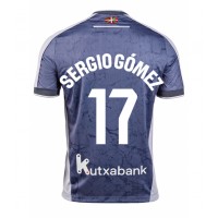 Billiga Real Sociedad Sergio Gomez #17 Borta fotbollskläder 2025-26 Kortärmad Billiga Real Sociedad Sergio Gomez #17 Borta fotbollskläder 2025-26 Kortärmad